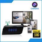Mini Small Spy Camera Clock for Home Wifi spy camera APP Smartphone Android & iOS Compatible digital Wall Clock Camera