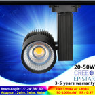 60 beam angle 3000k 30W cree led track light lamps 2,3,4 wire with CE RoHs
