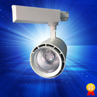 High luminous efficiency IP40 white aluminum cree COB 30W LED track  light with low price