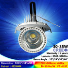 3000K 5W to 50W recessed spotlight CREE led down light AC230V 5 years warranty