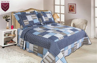 Microfiber Material Home Bed Quilts Oblong Shape For Bedroom Decoration