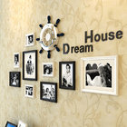 Love photo frame wall picture wall decorative 10 pcs set wooden frames with acrylic rudde