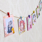Cheap 9 pcs/lot 6 Inch DIY Wall Hanging Cute Animal Paper Photo Frame For Pictures
