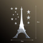 DIY Acrylic Mirror Eiffel Town Wall Sticker Home decoration mirror wall decal paris romant