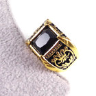 wedding engagement Latest Gold Plated Stainless Steel Jewelry  Gold Finger Men's Ring Designs Four color