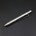Hot Sale Break Glass Head  stainless steel tactical ball pen with whistle and gift self defense tool