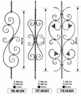 Handrail Fitting wrought iron poles