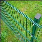 2D Double wire mesh fence / PVC coated wire fence panels/ powder coated wire fence panel