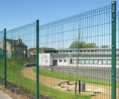 Cheap Fence welded wire mesh fence / PVC coated wire fence panels/ powder coated wire fence panel in Europe standard