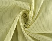 China Anti-static plain stripe taffeta fabric, ESD Fabric for laboratory manufacturer