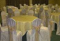 China 100% Polyester Satin Table Cloth Fabric manufacturer