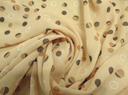 China Small Dot Chiffon Fabrics Georgette Fabric manufacturer
