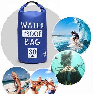 China 30L Backpack Dry Tube Waterproof Bag for Surfing, Swimming, Kayaking, Boating, Fishing, Hiking, Camping, Skiing and Snow supplier