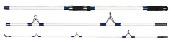 China Fiberglass Surf Fishing Rods 3pcs 100-200g supplier
