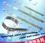 Stainless steel self-locking cable ties