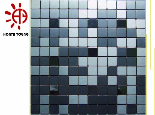China HTY - TM 300 Best Selling in India Metal Stainless Steel Mosaic Tile Foshan Coating Factory supplier