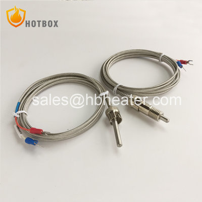 China WRNT - 02 industrial injection machine temperature sensor ferrule type K thermocouple supplier