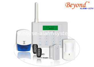 China Dual Network GSM PSTN Alarm System with touch keypad and wireless doorbell supplier
