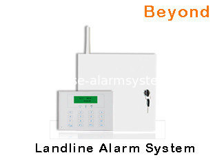 China LCD PSTN Metal Case Burglar Alarm Systems with 8 Wired zones 31 Wireless zones supplier