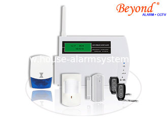 China LCD Display Touch Keypad GSM PSTN Home Alarm System with 30 wireless zone supplier