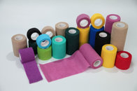 2.5cm*4.5m Non-woven fabric cohesive bandage paw printed tape vet tape wrap horse wrap bandage not sticky to hair & skin
