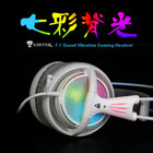 XIBTER Professional Gaming Headset 7.1 Surround Sound Emitting Vibration Function USB Headphone For PC Game P4P