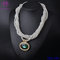 Imitation Pearl Jewelry Crystal Choker pendant Statement Necklace For Women Luxury Necklace Chain&amp;Pendant Boutique supplier