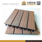 Mix color capped wood plastic composite deck tile 30S30