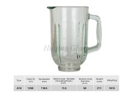 China factory hot sale custom 1.5L blender replacement parts glass jar /cup A18