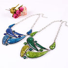 Retro upscale crescent necklace Moon Earrings Resin Necklace  Water Earrings  MD1416