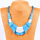 New wave clavicle chain necklace Book page necklace Wave Earrings  Waves necklace wholesale MD1433