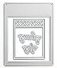 New DIY kit letter template Rectangle etched pattern ET-6507