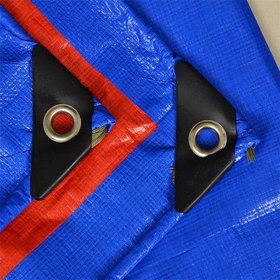 China Double blue 15'*15' Poly Tarps Discount Tarps PE Economy Tarpaulin for cover from China supplier