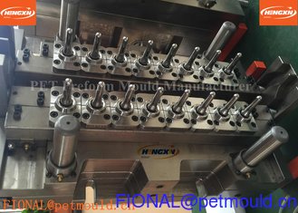 China 16 cavity pin valve shut off nozzle hot runner PET preform Mould supplier
