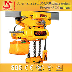 China Fast speed easy operation competitive price electric 1-25t chain hoist lifting block supplier