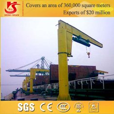 China 20ton Heavy duty fixed slewing jib crane with electric hoist supplier