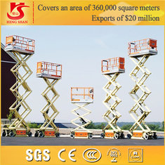 China aluminium alloy 2-10 meter scissor lift with CE ISO BV Certificate supplier