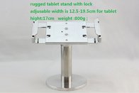 7-10 inch tablet pc metal display lock stand , base diameter is 12cm