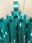 0.06mm/0.08mm High Temperature Green PET Tape with customed width