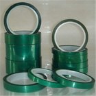 35 Thickness 0.06mm Electronics,High Temperature Spray Adhesive PET Green Tape