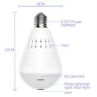 360 Degree Panoramic LED Light Camera IP Two-Way Audio Light Bulb Wireless Video Camera For Home