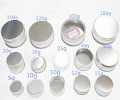 Aluminum Round Cosmetic Packaging/Cream Jars With Press Cap in Trapdoor-100G & 100ML 