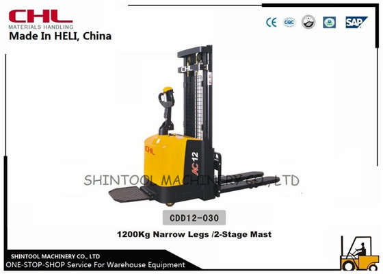3 stages Mast Electric Pallet Stacker supplier
