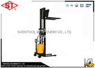 China 2 Stage Mast Semi Electric  powered pallet stacker for moving cargo in pallets distributor