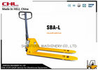 China 1.5 ton Hand Pallet Jack With Low Profile lifted by handle or foot peda distributor