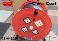 China Red Industrial Tools And Hardware Triangular Bracket Cable Reel distributor