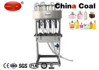 China Packaging Machinery Pneumatic Applicable Semi Automatic 4-heads Vacuum Perfume Filler Liquid Filling Machine distributor
