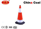 China PVC Traffic Cone JFLZ Black Base Cone Mini Plastic Road Traffic Cone distributor