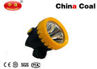 China High Power LED Miner Cap Lamp 10000Lux 3Ah Roduct  Light Weight Push Button Operation distributor