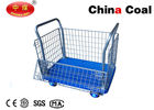China Single Layers Silent Handtruck with Fence Platform Cart Roll Trolley distributor